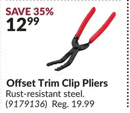 Princess Auto Offset Trim Clip Pliers offer
