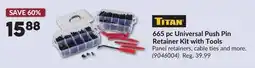 Princess Auto 665 pc Universal Push Pin Retainer Kit with Tools offer