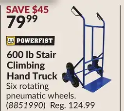 Princess Auto 600 lb Stair Climbing Hand Truck offer