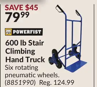 Princess Auto 600 lb Stair Climbing Hand Truck offer