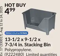 Princess Auto 13-1/2 x 9-1/2 x 7-3/4 in. Stacking Bin offer