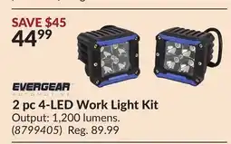 Princess Auto 2 pc 4-LED Work Light Kit offer