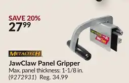 Princess Auto METALTECH JawClaw Panel Gripper offer