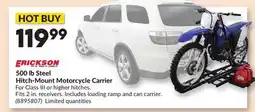 Princess Auto 500 lb Steel Hitch-Mount Motorcycle Carrier offer