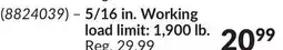 Princess Auto 10 ft Grade 30 E Zinc-Plated Chains 5/16 in. Working load limit: 1,900 lb offer