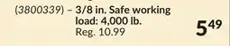 Princess Auto Grade 43 Slip Hooks with Latch 3/8 in. Safe working load: 4,000 lb offer
