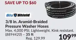 Princess Auto 3/8 in. 35 ft. Aramid-Braided Pressure Washer Hoses offer