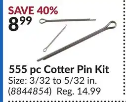 Princess Auto 555 pc Cotter Pin Kit offer