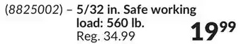 Princess Auto 100 ft Galvanized Steel Cables offer