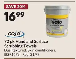 Princess Auto 72 pk Hand and Surface Scrubbing Towels offer