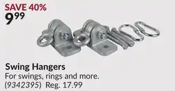 Princess Auto Swing Hangers offer