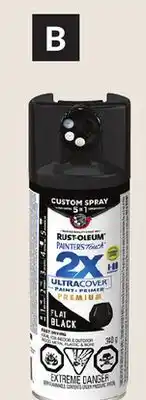 Princess Auto 5-in-1 Spray Paints Flat Black offer