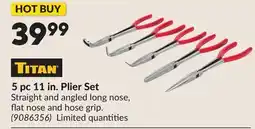 Princess Auto TITAN 5 pc 11 in. Plier Set offer
