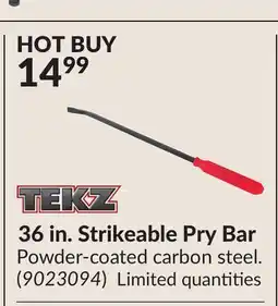 Princess Auto 36 in. Strikeable Pry Bar offer