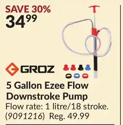 Princess Auto 5 Gallon Ezee Flow Downstroke Pump offer