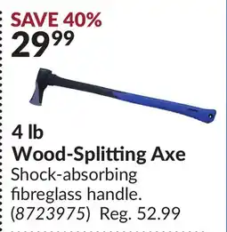 Princess Auto Wood-Splitting Axe offer