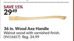Princess Auto 36 in. Wood Axe Handle offer