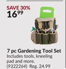 Princess Auto 7 pc Gardening Tool Set offer
