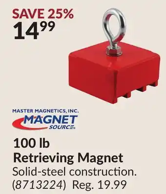 Princess Auto 100 lb Retrieving Magnet offer