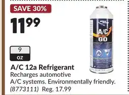 Princess Auto A/C 12a Refrigerant offer