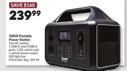 Princess Auto 500W Portable Power Station offer