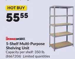 Princess Auto 5-Shelf Multi-Purpose Shelving Unit offer