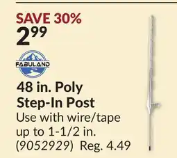 Princess Auto 48 in. Poly Step-In Post offer