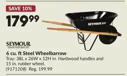 Princess Auto 6 cu. ft Steel Wheelbarrow offer