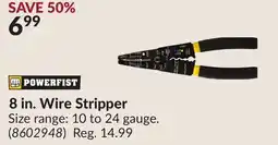 Princess Auto 8 in. Wire Stripper offer