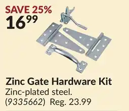 Princess Auto Zinc Gate Hardware Kit offer