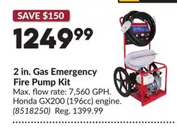 Princess Auto 2 in. Gas Emergency Fire Pump Kit offer
