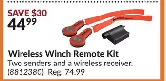 Princess Auto Wireless Winch Remote Kit offer