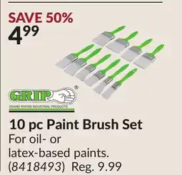 Princess Auto 10 pc Paint Brush Set offer