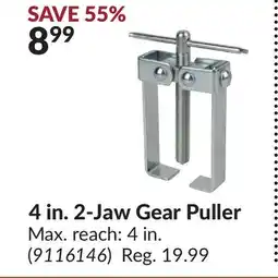 Princess Auto 4 in. 2-Jaw Gear Puller offer
