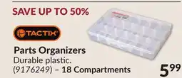Princess Auto Parts Organizers offer