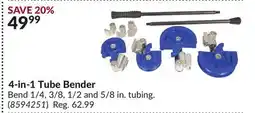 Princess Auto 4-in-1 Tube Bender offer