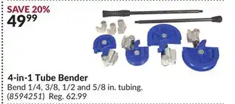 Princess Auto 4-in-1 Tube Bender offer