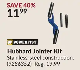 Princess Auto POWERFIST Hubbard Jointer Kit offer