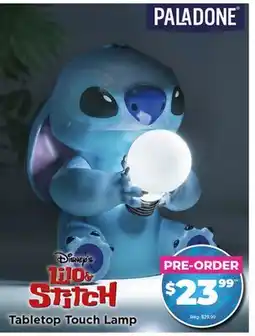 Showcase Lilo & Stitch Tabletop Touch Lamp offer