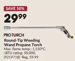 Princess Auto Round-Tip Weeding Wand Propane Torch offer