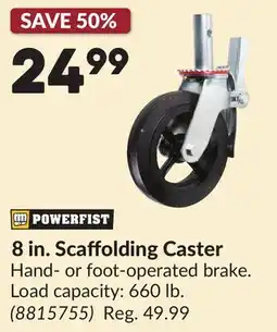 Princess Auto 8 in. Scaffolding Caster offer
