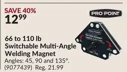 Princess Auto 66 to 110 lb Switchable Multi-Angle Welding Magnet offer