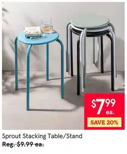 Kitchen Stuff Plus Sprout Stacking Table/Stand offer