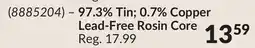 Princess Auto 97.3% Tin 0.7% Copper Lead-Free Rosin Core offer