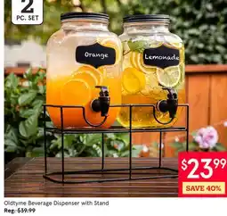 Kitchen Stuff Plus Oldtyme Beverage Dispenser with Stand offer
