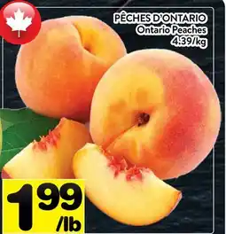 Supermarché PA Pêches D'ontario | Ontario Peaches offer