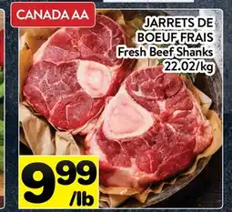 Supermarché PA JARRETS DE BOEUF FRAIS | Fresh Beef Shanks offer