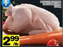 Supermarché PA POULET FRAIS ENTIER | Fresh Whole Chicken offer