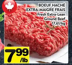 Supermarché PA BOEUF HACHÉ EXTRA-MAIGRE FRAIS | Fresh Extra-Lean Ground Beef offer