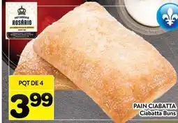 Supermarché PA PAIN CIABATTA | Ciabatta Buns offer